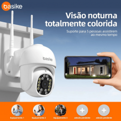 Câmera WIFI - IP66 à prova d'água com alarme IR 16 LED Wifi HD Dual Volt Motion Sensor YOOSEE - BASIKE