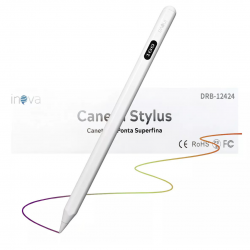 CANETA STYLUS PONTA SUPERFINA INOVA COM DISPLAY DE CARGA