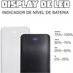 Carregador Portátil Power Bank Rápido 20000mah 2 Saídas