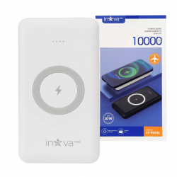 Carregador Portátil Powerbank Indução 10000mah Wireless Charger Sem Fio Original Inova
