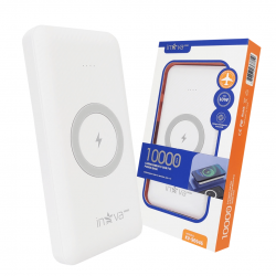 Carregador Portátil Powerbank Indução 10000mah Wireless Charger Sem Fio Original Inova