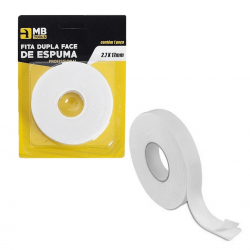 FITA DUPLA FACE DE ESPUMA 2,7M X 17mm