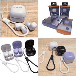 Fone De Ouvido Bluetooth Tws Sem Fio Wireless Estiloso e Minimalista - Inova