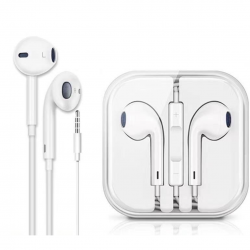 Fone de ouvido Branco P2 3.5mm Para Celular Alta Qualidade De Som inova - kv-10025